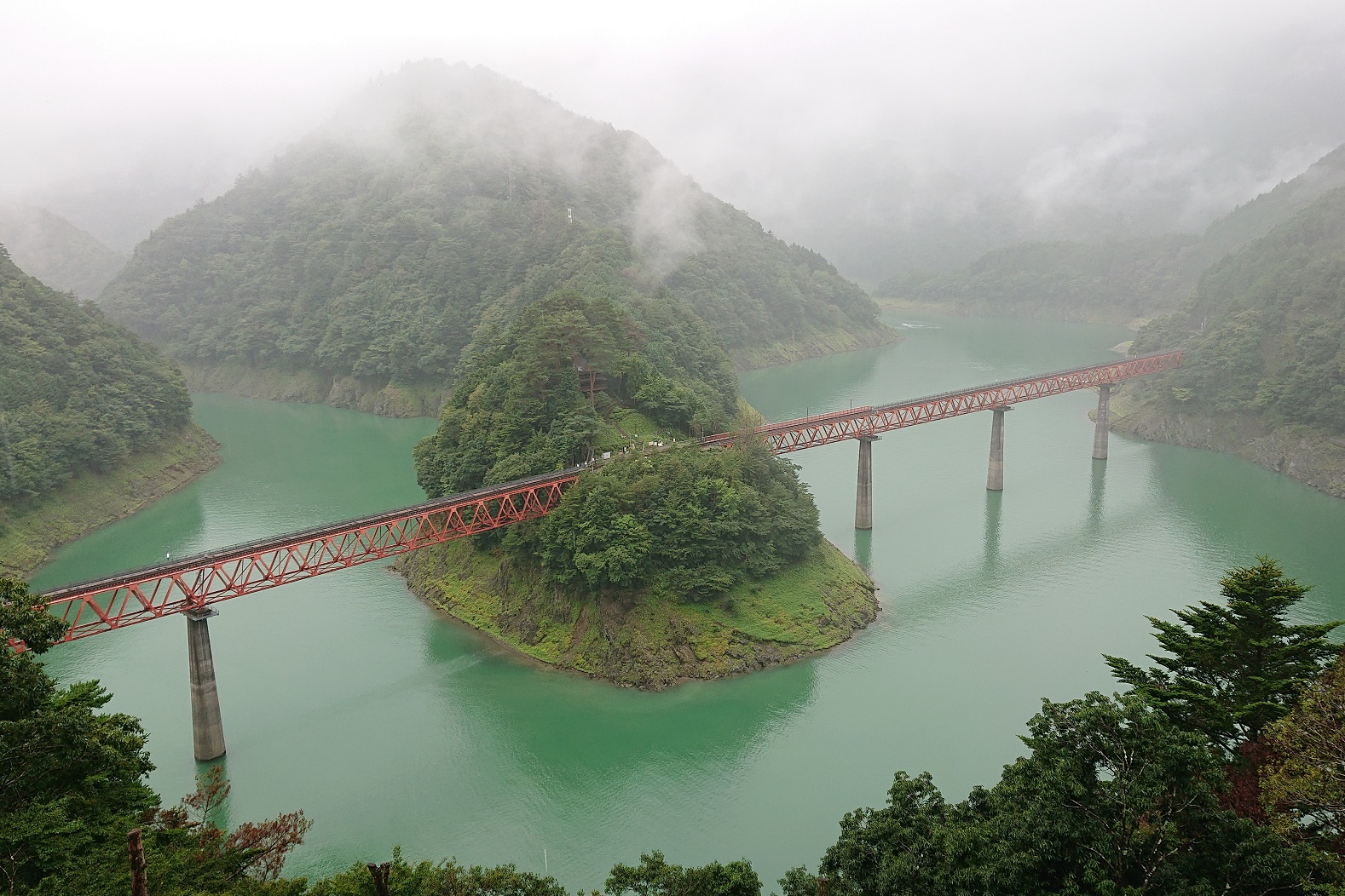 奥大井湖上駅12